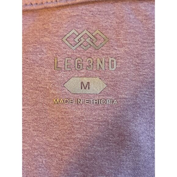 LEG3ND Shirt Women's Medium Long Sleeve Purple 08/21 Thum holes - Picture 4 of 9